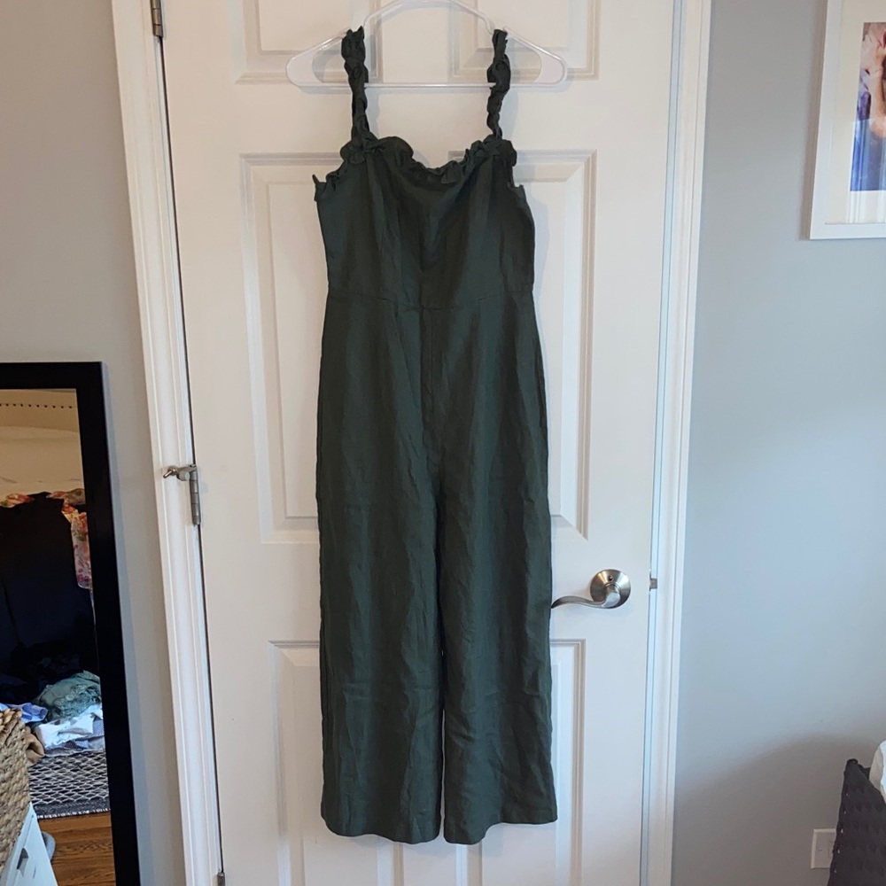 Lush Olive Green Jumpsuit